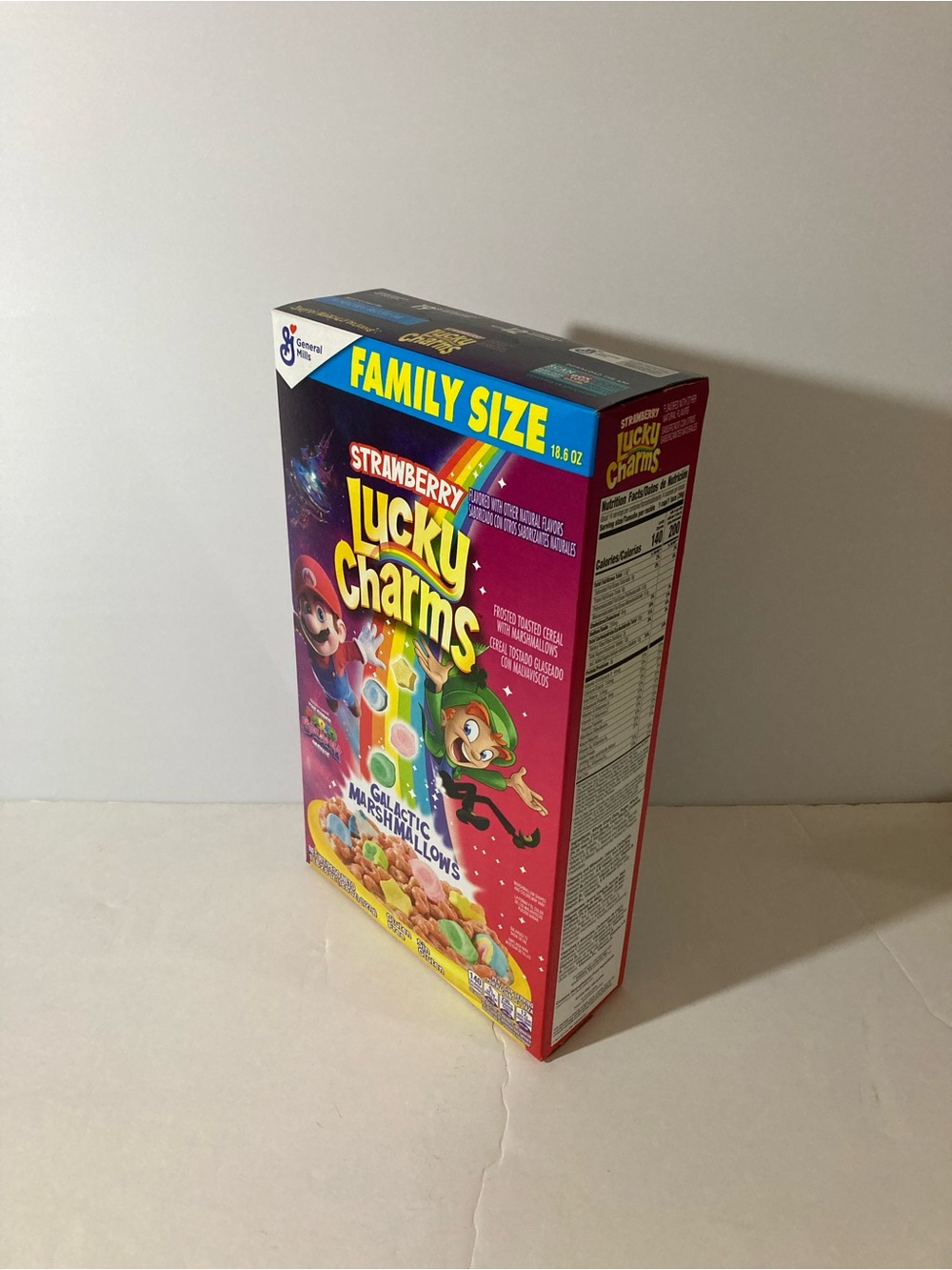 Strawberry Lucky Charms Super Mario Galaxy Cereal